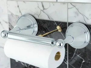 RollCaddy Governor Toilet Paper Holder, Polished Chrome, 8.63'' x 4.25'' x 2.63''