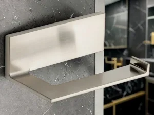 RollCaddy Toilet Paper Holder, Stainless Steel, 5.00 x 6.00 x 13.00 Inches