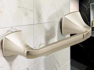 RollCaddy Pivoting Toilet Paper Holder, Polished Nickel Transitional Style, Yb5108Nl